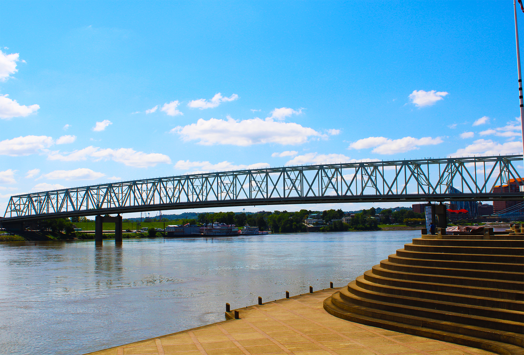 bridge in Cincinnati by Blue Albatross Media